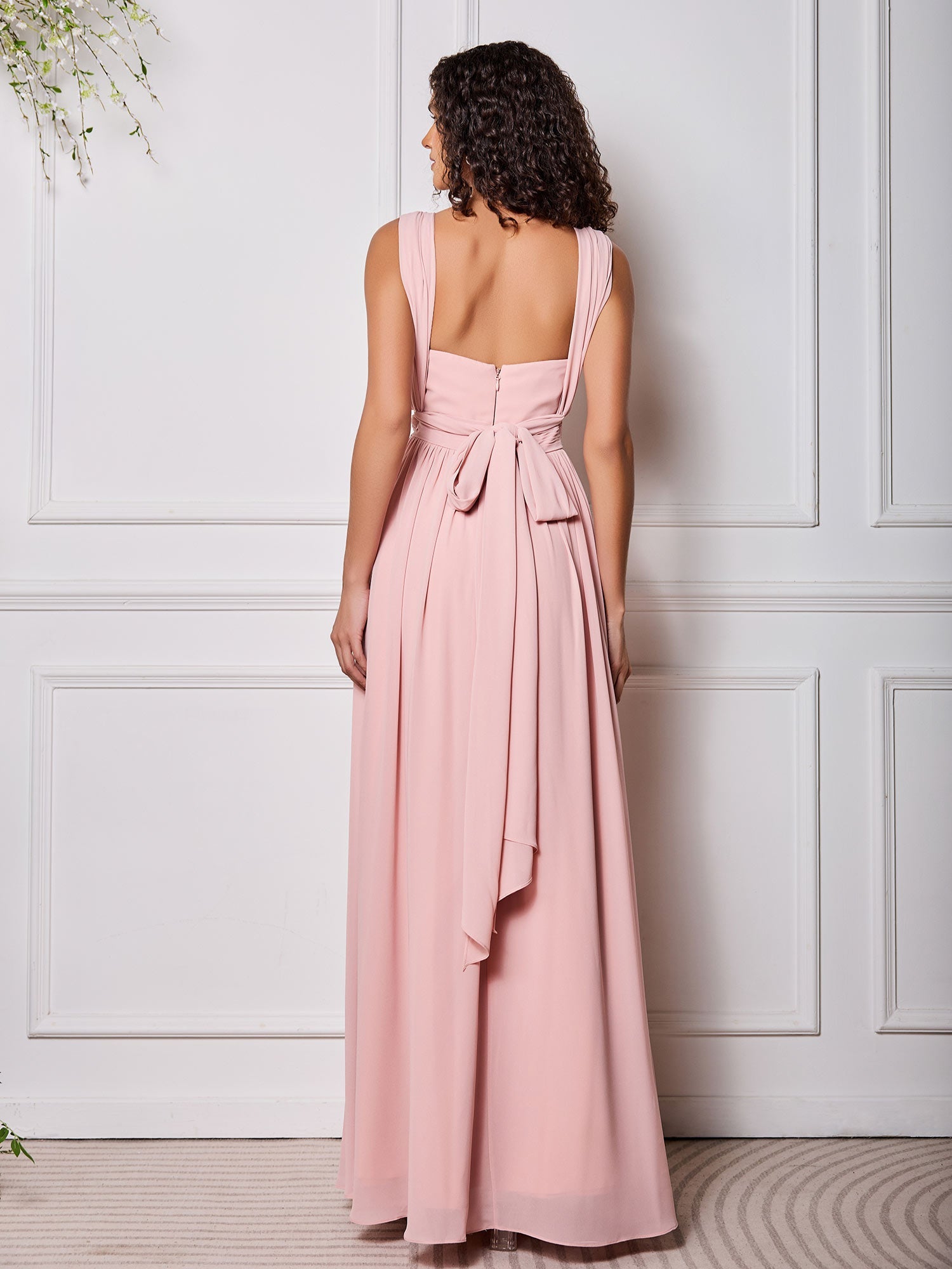 Straight Back Multi Wear Convertible Bridesmaid Dresses